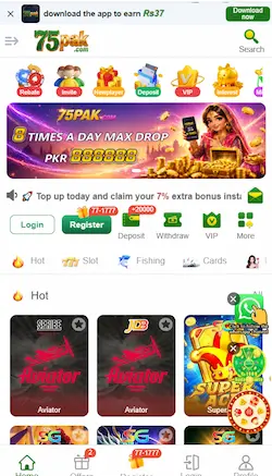 PAK75 game login